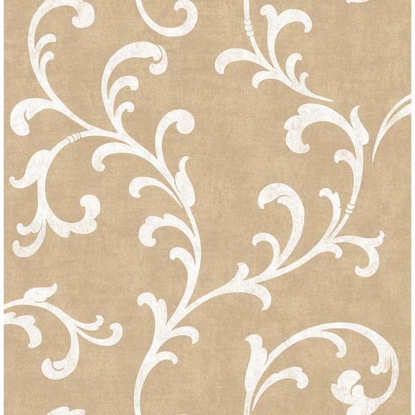 SK Filson Trellis Scroll Paper Strippable Roll (Covers 56 sq. ft.)