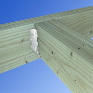 LUS ZMAX Galvanized Face-Mount Joist Hanger for Triple 2x8 Nominal Lumber