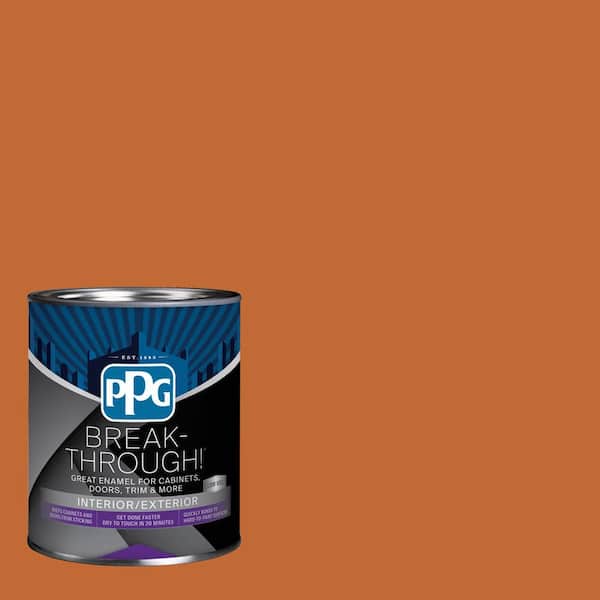 Break-Through! 1 qt. PPG1198-7 Sesame Crunch Semi-Gloss Door, Trim & Cabinet Paint