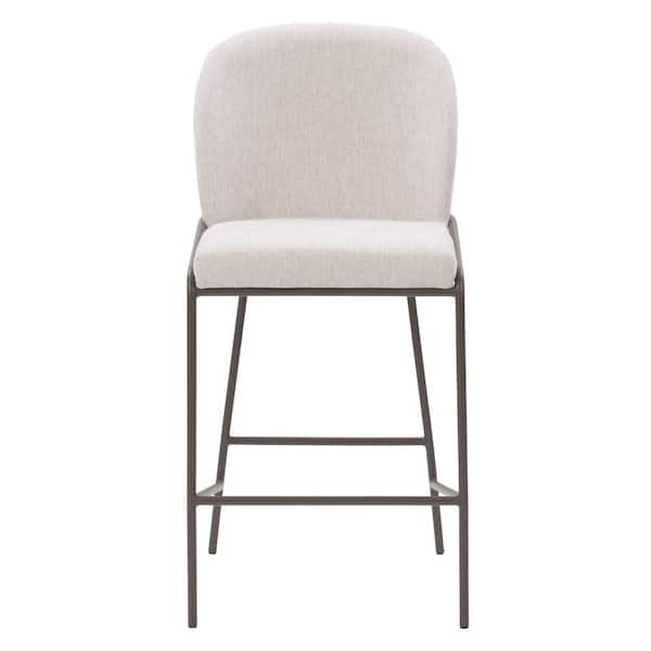 Blakeley 26 in. Light Gray Counter Height Barstool