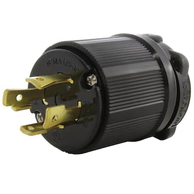 L15-30R Screw Terminal Watertight Safety Shroud Female Connector Body Locking Devices 30A 3-Phase Delta 250V AC Twist-Lock Black and White 3-Pole 4-Wire Grounding L15-30R Screw Terminal Watertight Safety Shroud Female Connector Body Locking Devices 30A 3-Phase Delta 250V AC Twist-Lock Black and White 3-Pole 4-Wire Grounding