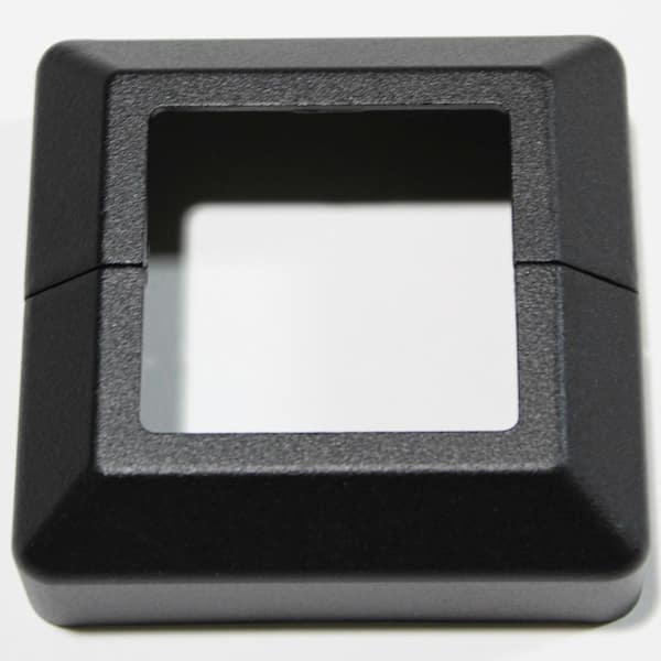 Vista Railing Systems Inc Black Powder Coated 2.5 in Post Aluminum Base Plate Cover