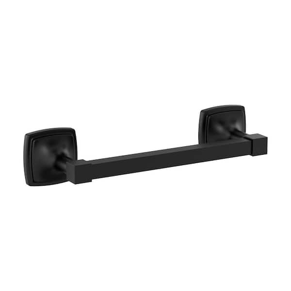 Stature 8 in. Wall Mounted Towel Bar in Matte Black