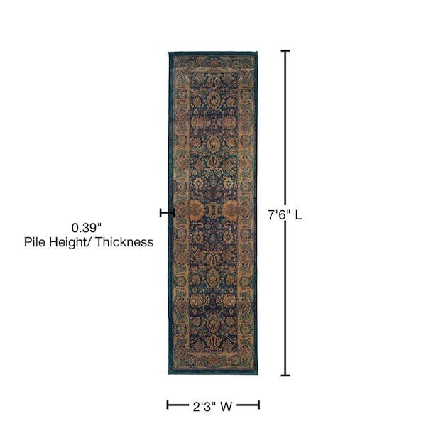 Home Decorators Collection All Surface 2 ft. x 8 ft. Runner Rug