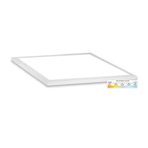 1 ft. x 1 ft. White Surface Mount Panel Integrated LED 18-Watt Dimmable 5CCT Selectable 2700K-5000K