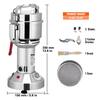 VEVOR Electric Grain Mill Grinder, 24.7 oz. Blade 3750W Commercial Coffee  Grinder, Stainless Steel Pulverizer Powder Machine DDD2500G3750WZAJKV1 -  The Home Depot