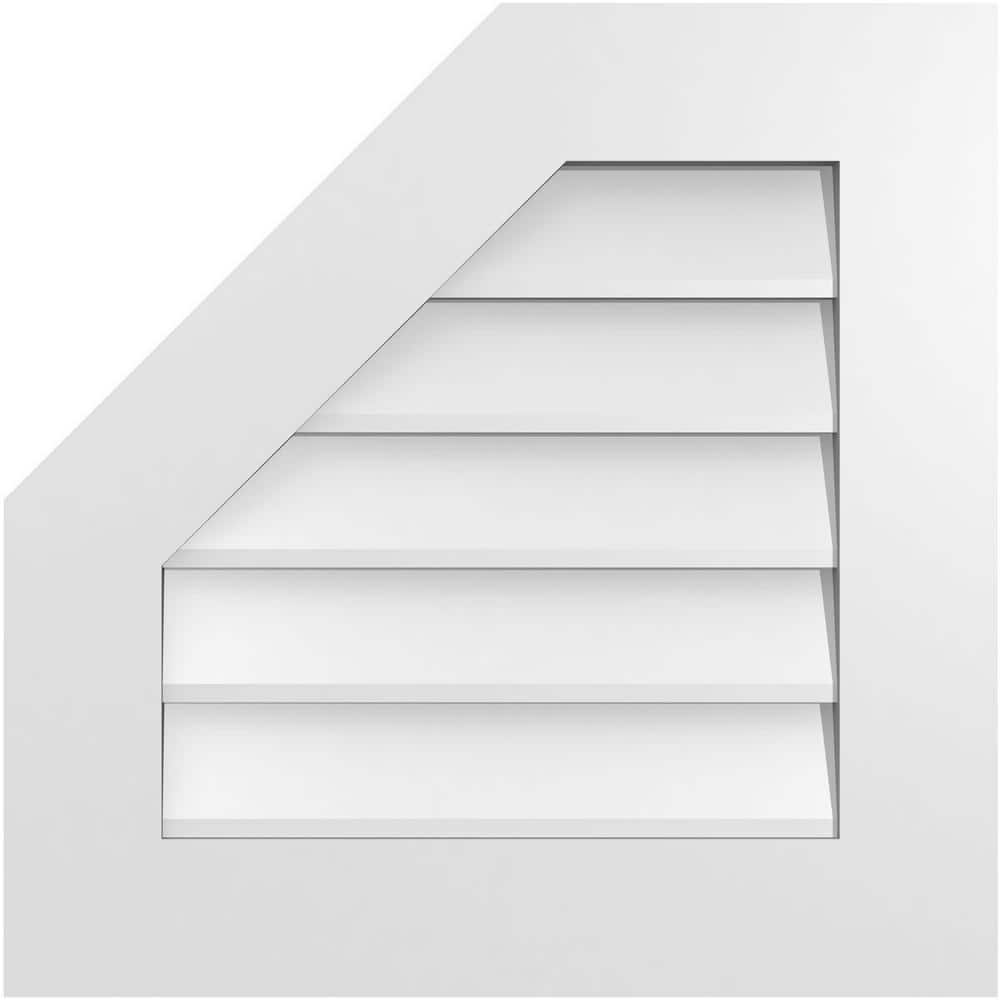 22 in. x 22 in. Octagonal Surface Mount PVC Gable Vent: Decorative with Standard Frame price history on PriceWatchPro