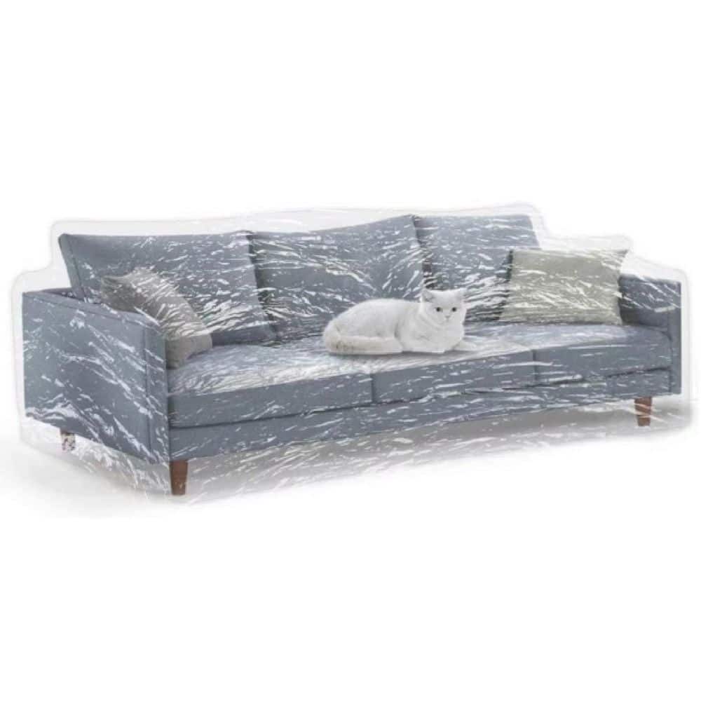 Transparent PVC Sofa Cover, Super Soft Thick Anti-Scratch Waterproof Dustproof Couch Cover for Indoor Use,96.5*42.5*42in price history on PriceWatchPro