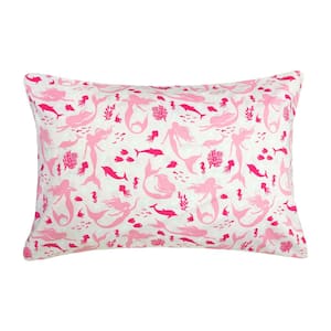 Pretty in Pink Mermaid Bed Pillow 20x28