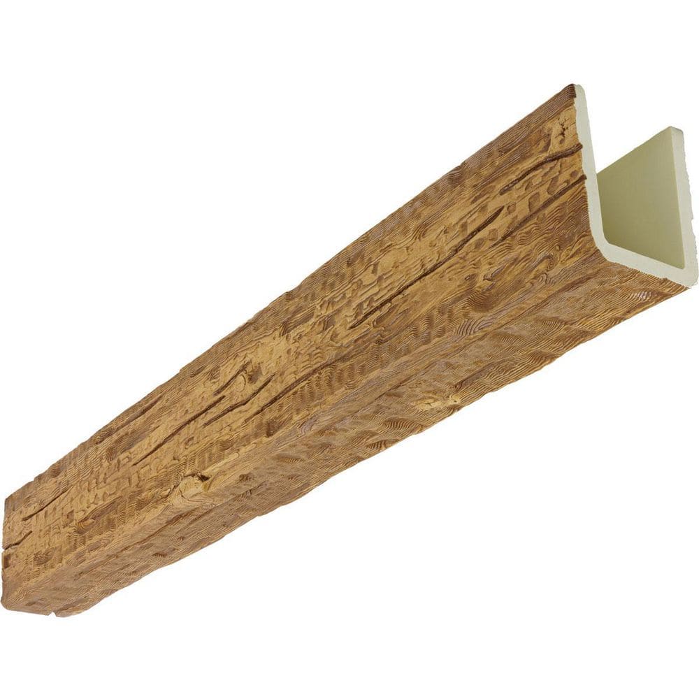 Heritage Timber 7.5 in. x 5.5 in. x 12 ft. Salvaged Timber Warm Caramel Faux Wood Beam price history on PriceWatchPro