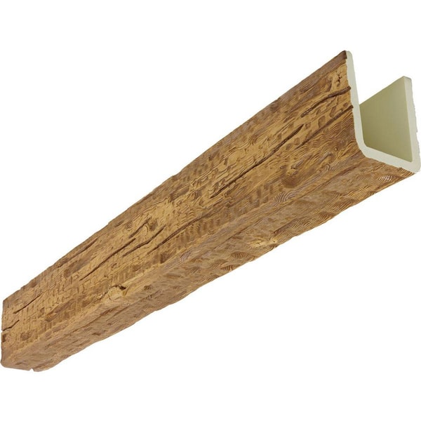 Heritage Timber 7.5 in. x 7.5 in. x 20 ft. Salvaged Timber Warm Caramel Faux Wood Beam