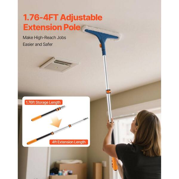 Better Boat 6FT Telescoping Extension Pole – Universal End For Deck Brush, Paint Roller