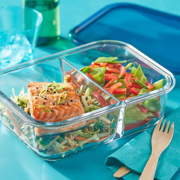 Reviews for Pyrex 5.5-Cup Meal Box Storage Rectangle with Plastic