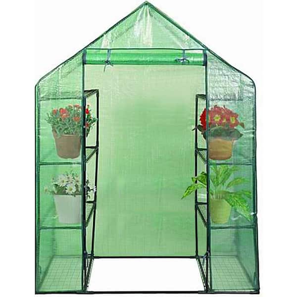 ITOPFOX 56 in. x 29 in. x 77 in. PE Mesh Green Mini Portable 4