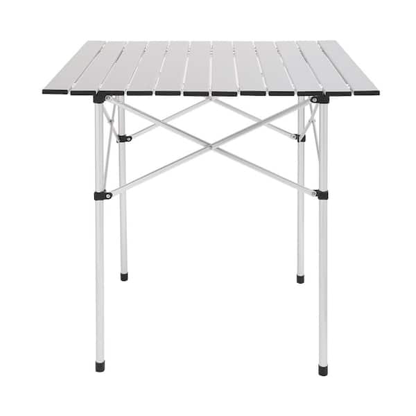 Karl home 27.5 in. Aluminum Camping Table Picnic Table