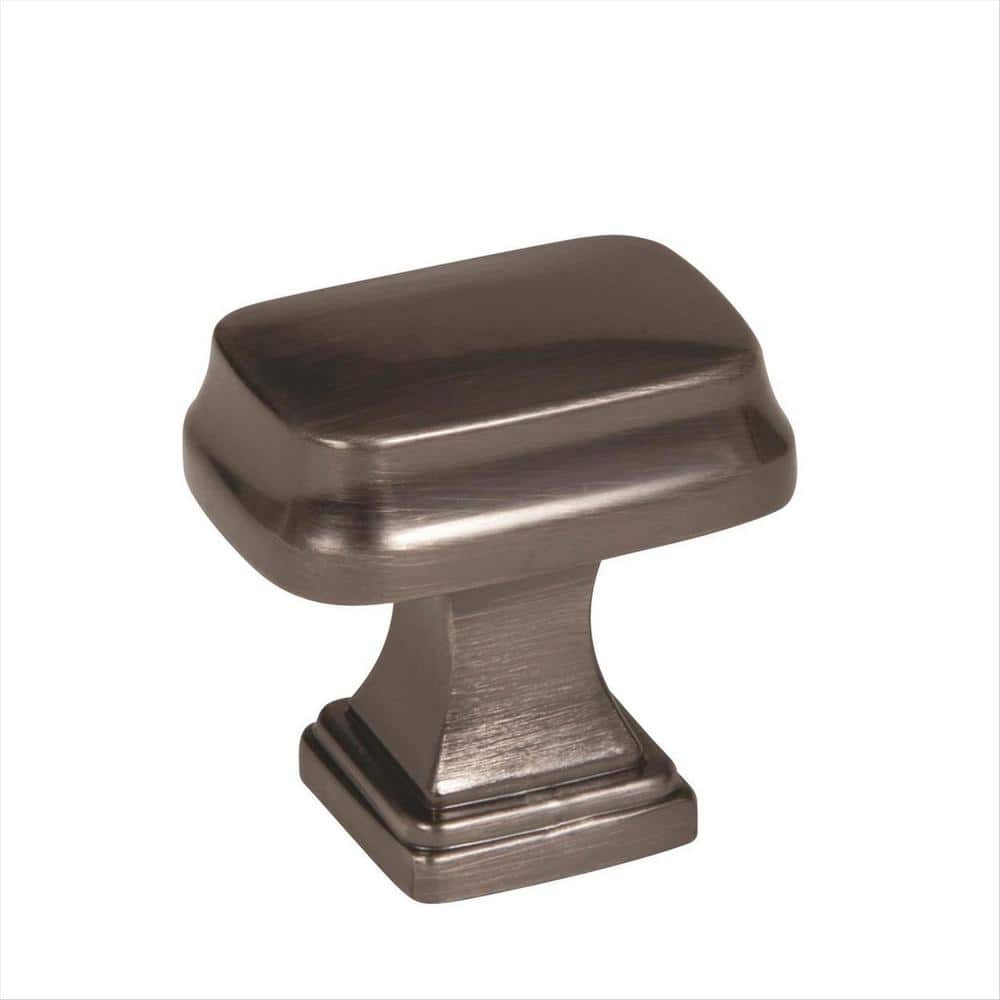 Revitalize 1-1/4 in. (32mm) Traditional Gunmetal Rectangle Cabinet Knob