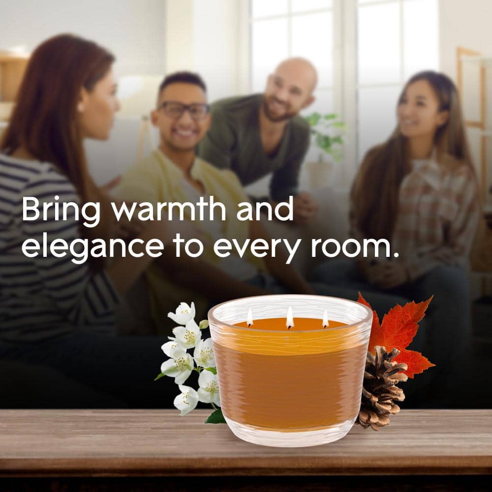 Comforting Cashmere Woods Brown Scented Jar Candle 6.8 oz