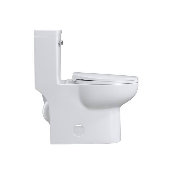 17.1” High Toilets Elongated Tall Toilet with S-trap, 12” Rough in