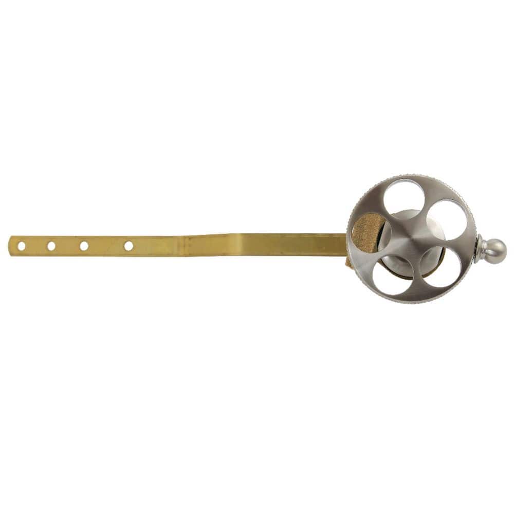 Webb Front Mount Toilet Tank Lever with Knurled Handle in Brushed Nickel price history on PriceWatchPro