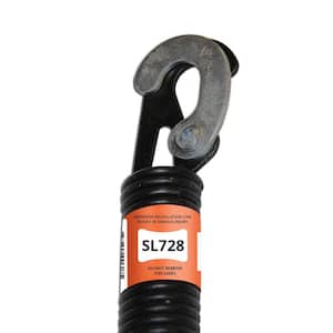 E900 Hardware SLR729 Lock-End (0.177-in #7 Wire) Black Steel Garage Door Extension Spring E900 Hardware SLR729 Lock-End (0.177-in #7 Wire) Black Steel Garage Door Extension Spring