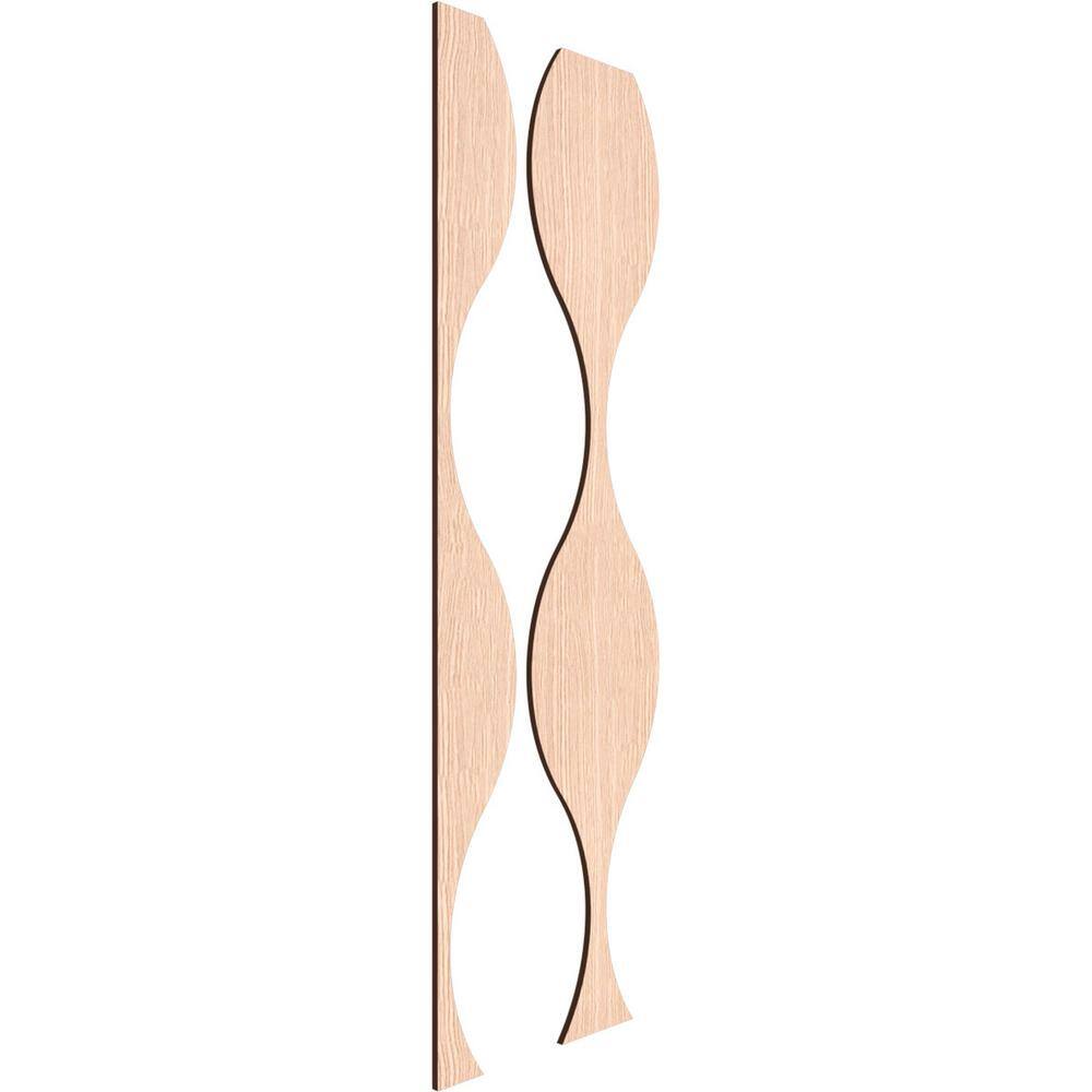 Ozark 47" Red Oak Decorative Slat Wall Panel Kit