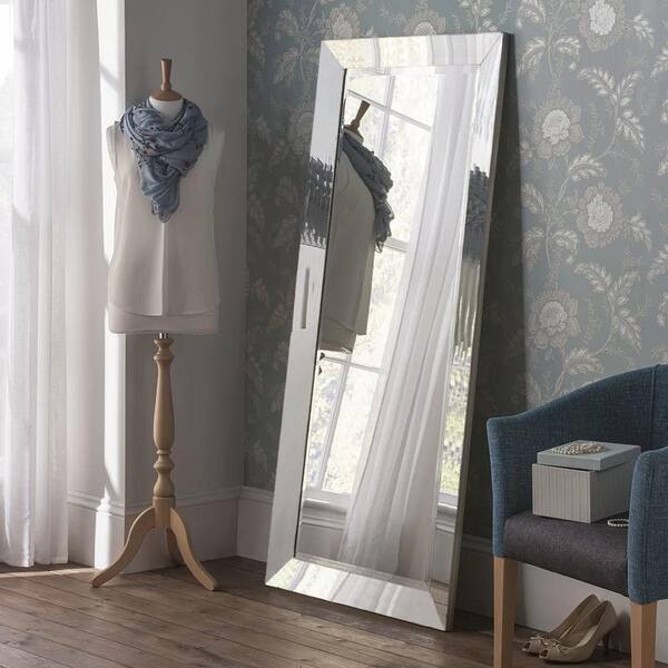 Lirago 30 in. W x 70 in. H Rectangle Sliver Framed Full Length