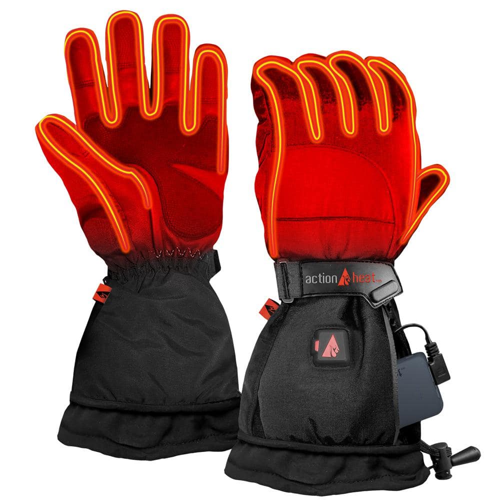 Men's X-Large Black 5-Volt Battery Heated Snow Gloves price history on PriceWatchPro