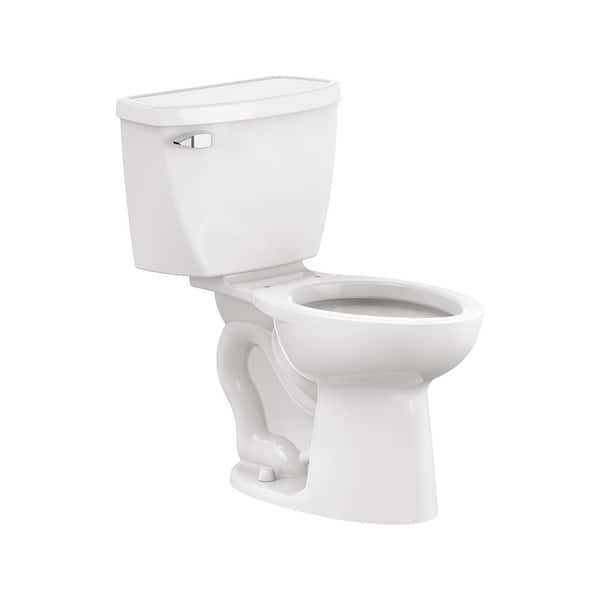 Cadet FloWise Tall Height Pressure-Assisted 2-piece 1.1 GPF Elongated Toilet in White, Seat Not Included