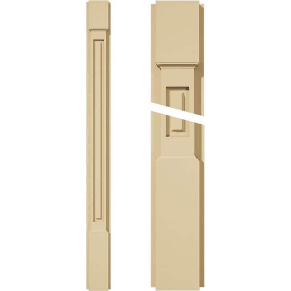 Ekena Millwork 2 in. D x 4 in. W x 48 in. L Primed Polyurethane Pilaster 1- Pack