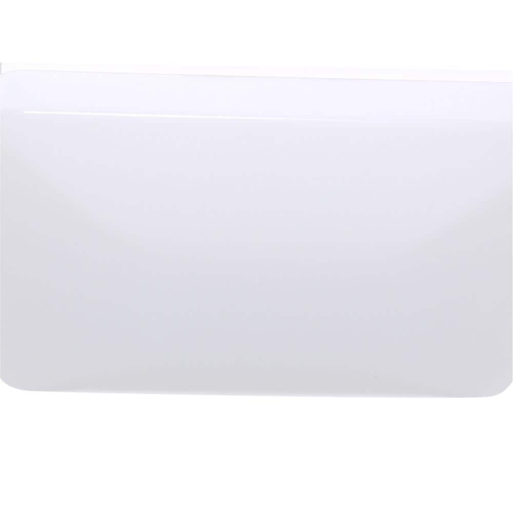 White Acrylic LED Square Flush Mount Light