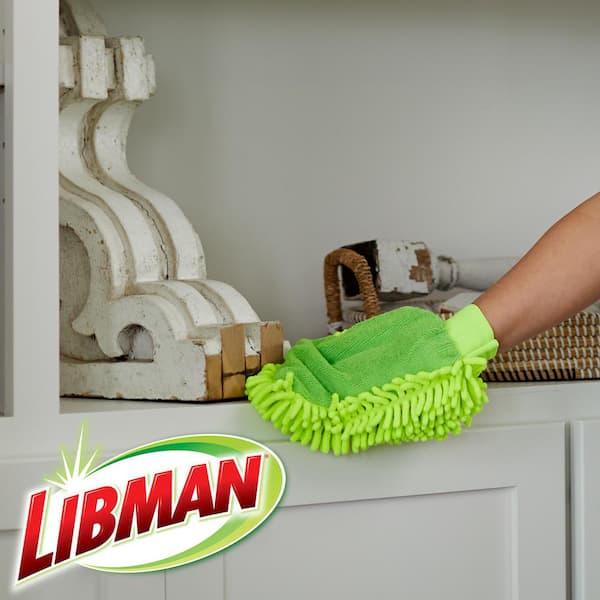 Microfiber Fingers Dusting and Cleaning Mitt (4-Pack)