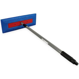 17 in. W Snow Broom with 48 in. Telescoping Handle