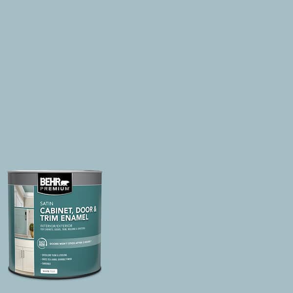 1 qt. #PPU13-11 Clear Vista Satin Enamel Interior/Exterior Cabinet, Door & Trim Paint