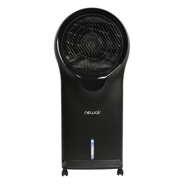 NewAir 500 CFM 3-Speed 2-In-1 Evaporative Cooler (Swamp Cooler) and Fan with Removable Water Tank for 250 sq. ft. - Black