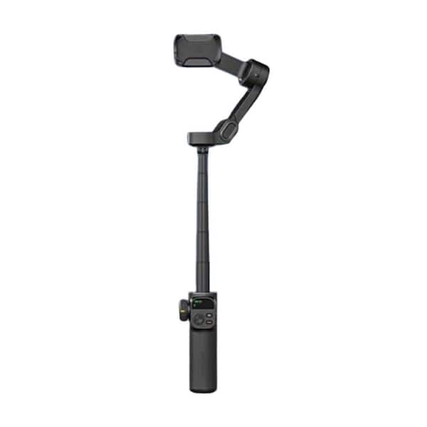 Gimbal Stabilizer Smartphone AI Tracking 20CM Extension Rod Face Object Tracking 3-Axis OLED Video Recording Black