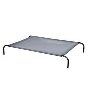 Large Textilene Dark Gray Steel Frame Pet Bed