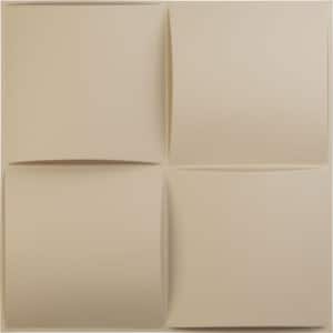 19 5/8 in. x 19 5/8 in. Smith EnduraWall Decorative 3D Wall Panel, Smokey Beige (12-Pack for 32.04 Sq. Ft.)