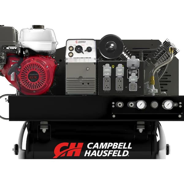 30 Gal. 175 PSI Stationary Compressor, 5000W Generator, 200A Welder (3-in-1 Air Compressor/Generator/Welder Combo Unit)