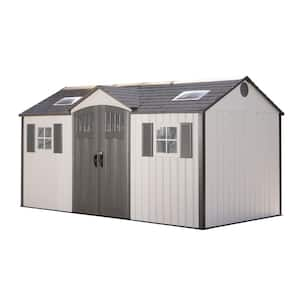 15 ft. x 8 ft. Resin Garden Building Shed