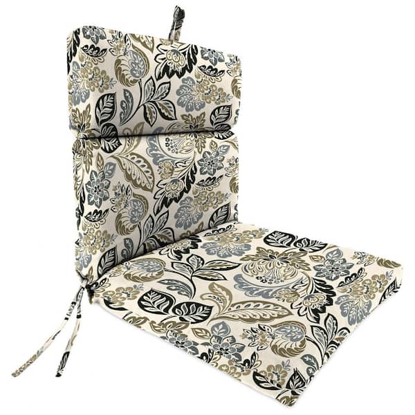 Jordan Manufacturing 44 in. L x 22 in. W x 4 in. T Outdoor Chair Cushion in Dailey Pewter