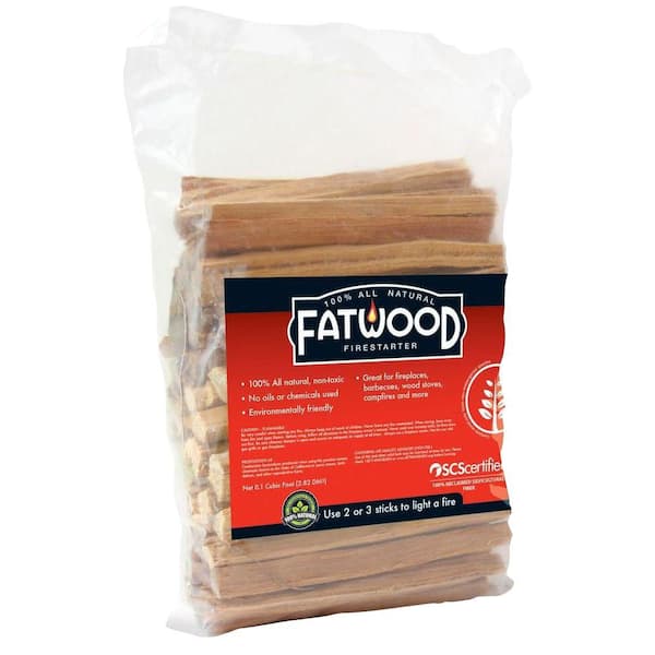 Fatwood 4 lb. 100% All Natural Environmentally Friendly Firestarter
