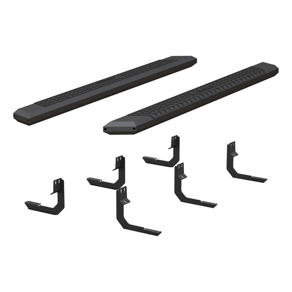 AdvantEDGE Black Aluminum 75-Inch Truck Running Boards, Select Nissan Titan -  Aries, 2556045