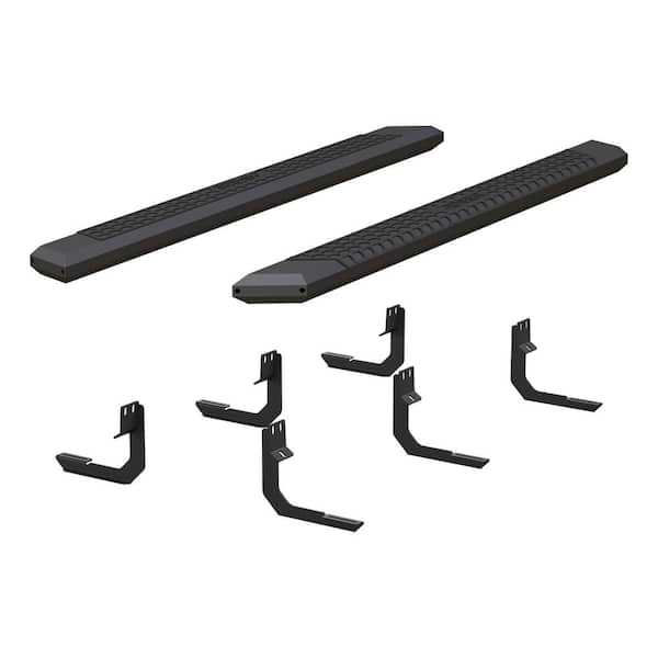 Aries AdvantEDGE Black Aluminum 75-Inch Truck Running Boards, Select Nissan Titan