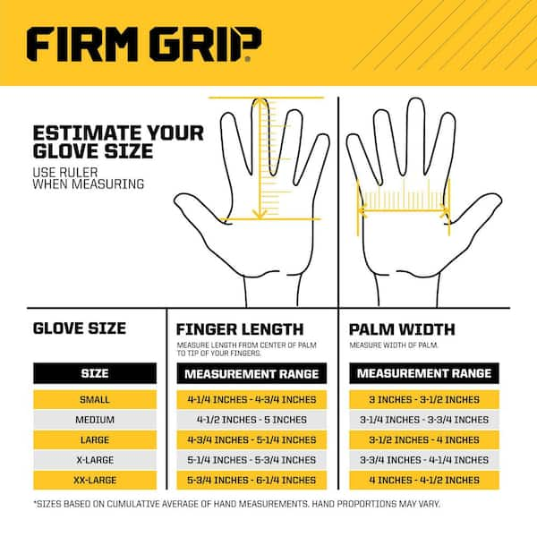 FIRM GRIP X-Large Max Impact Work Gloves 63853-06 - The Home Depot