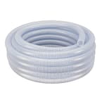 1-1/4 ID x 1-1/2 OD Clear Rollerflex™ 1000CL Series Water Suction &  Discharge Hose