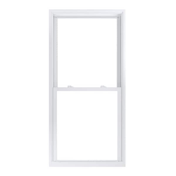 American Craftsman 31.75 in. x 65.25 in. 70 Pro Series White Double Hung Low-E2 Argon PS Glass Vinyl Replacement Window, Screen Incl