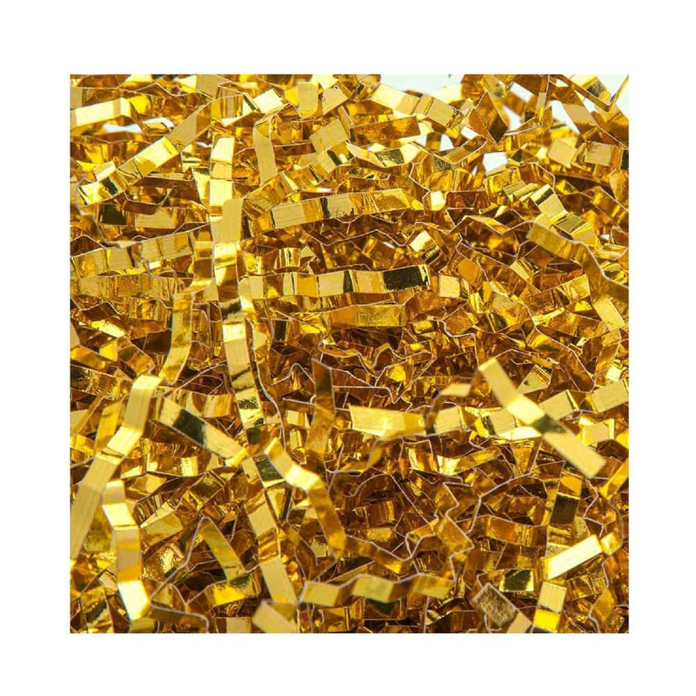 Crinkle Cut Paper Shred Filler Gold 1 lbs. for Gift Box Baskets Wrapping and Filling Reusable Versatile Usage price history on PriceWatchPro
