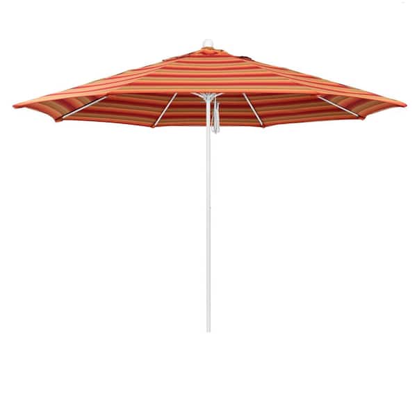 10 ft tilt patio umbrella Outsunny 10ft. Solar LED Cantilever Umbrella, Offset Hanging Umbrella with  360 Rotation, Cross Base, 8 Ribs, Tilt and Crank for Yard, Khaki