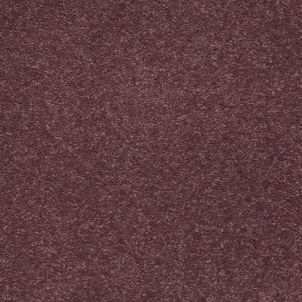 Platinum Plus Carpet Sample - Enraptured I - Color Thistle Texture 8 in. x 8 in.