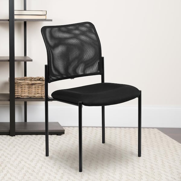 Mesh best sale stacking chairs